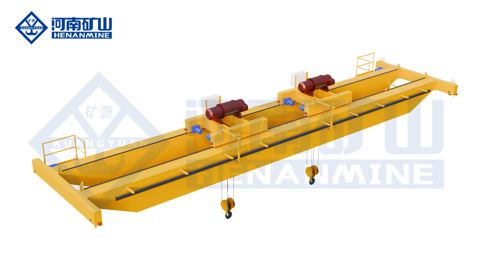 double-trolley electric hoist bridge crane for sale