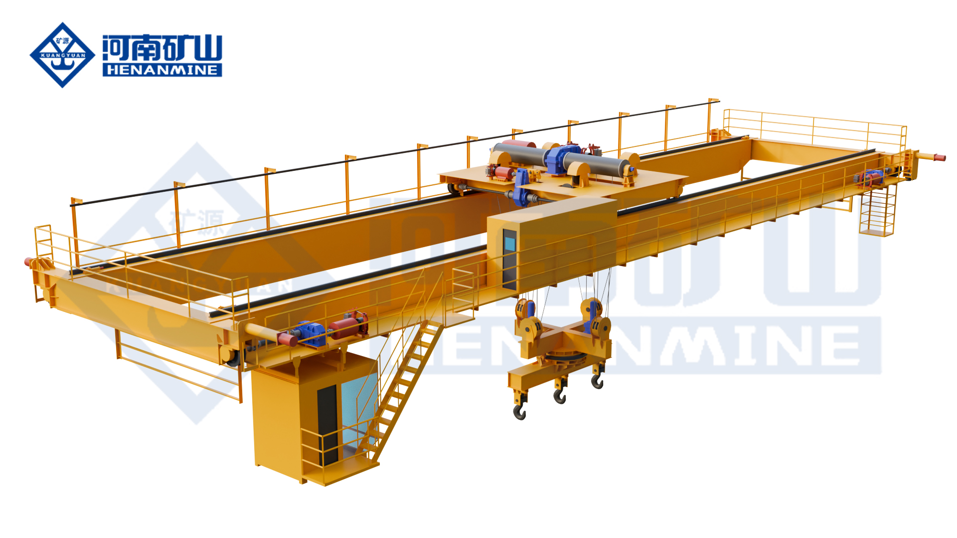 QJ Under-Rotating Suspended Girder Bridge Crane for sale