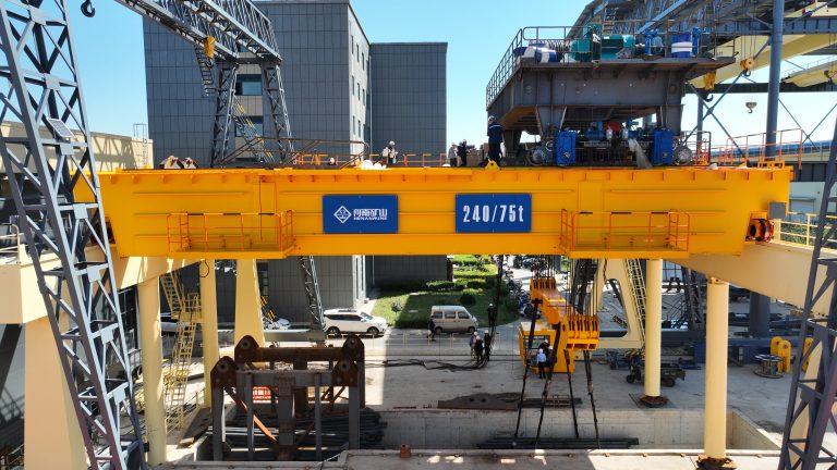 240t Four-Girder Casting Crane for Steel Mills