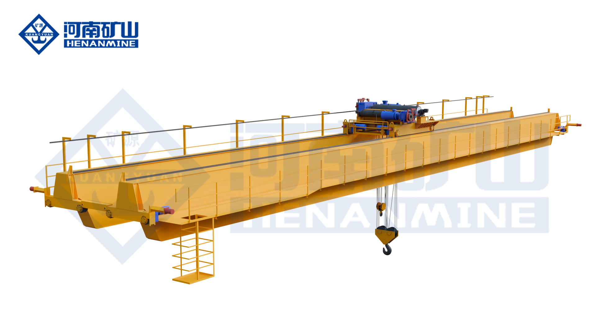 Efficient Double-Girder Semi-Gantry Crane