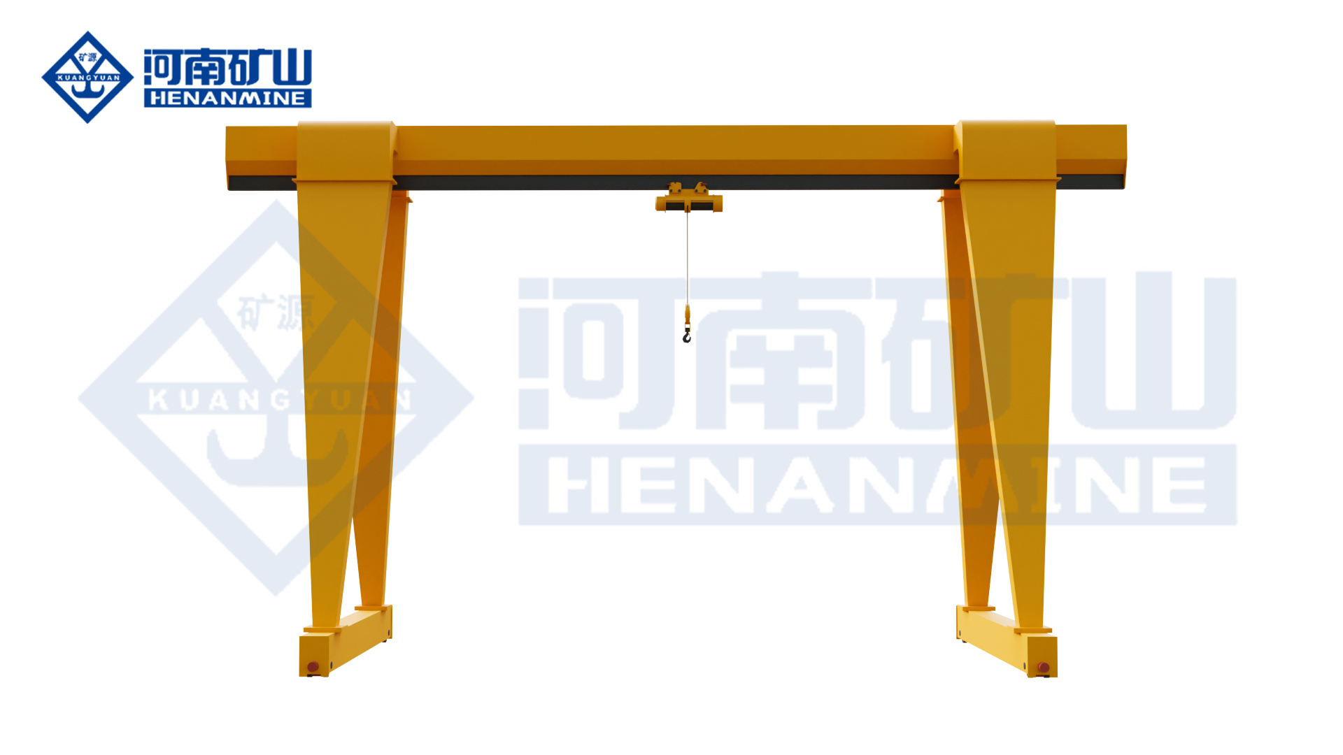 Single-girder gantry crane 100t