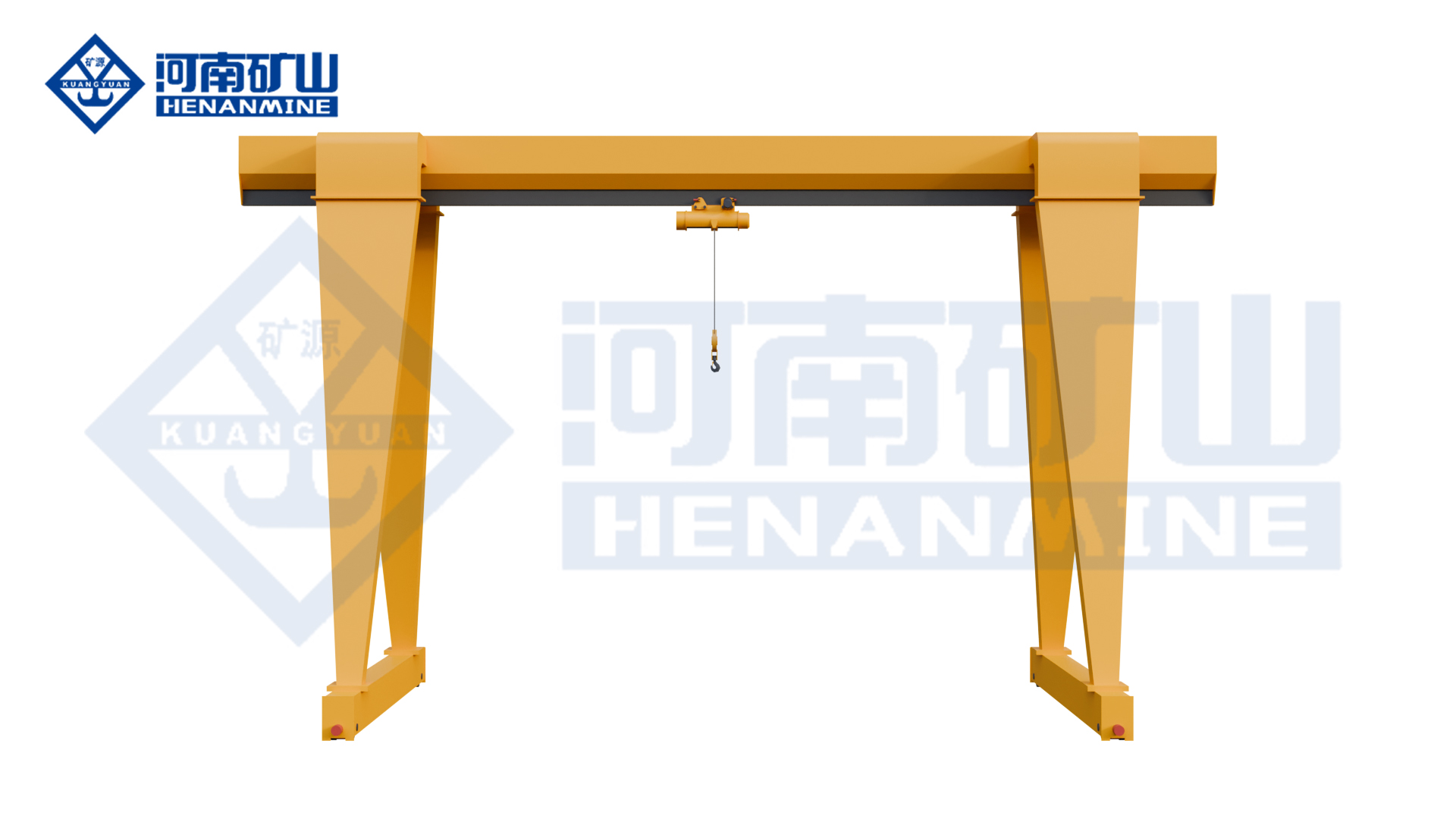 Single-girder gantry crane 10 ton