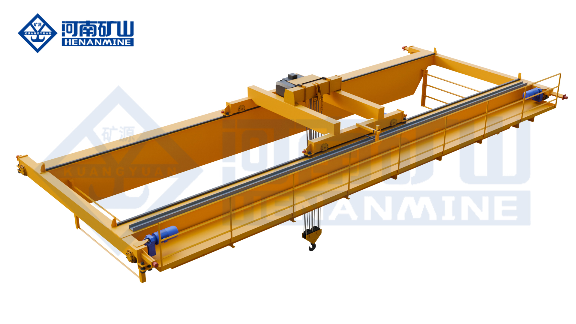 1 ton - 50 tons explosion-proof overhead double girder crane