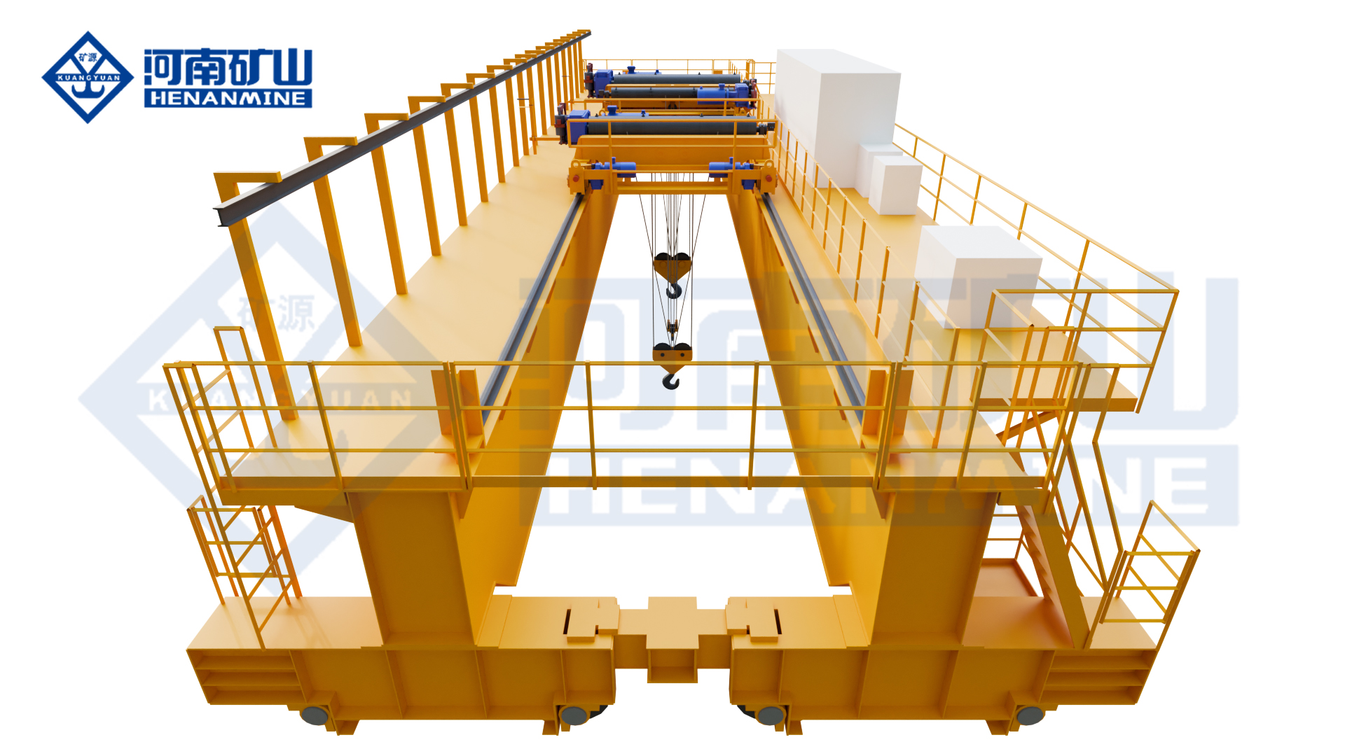 Double girder insulated overhead travelling crane Henan Mine Crane manufactured
