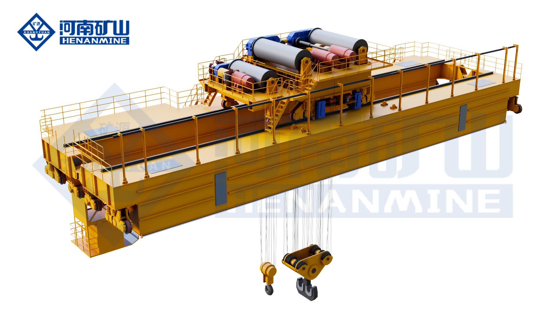 Double Girder Casting Crane Henan Mine Crane manufactured by