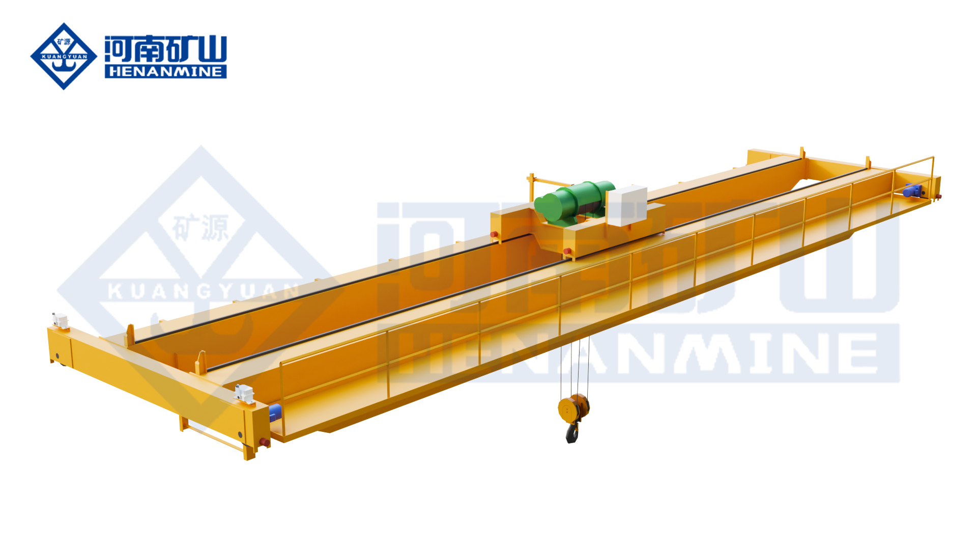 1 ton - 50 tons explosion-proof overhead double girder crane