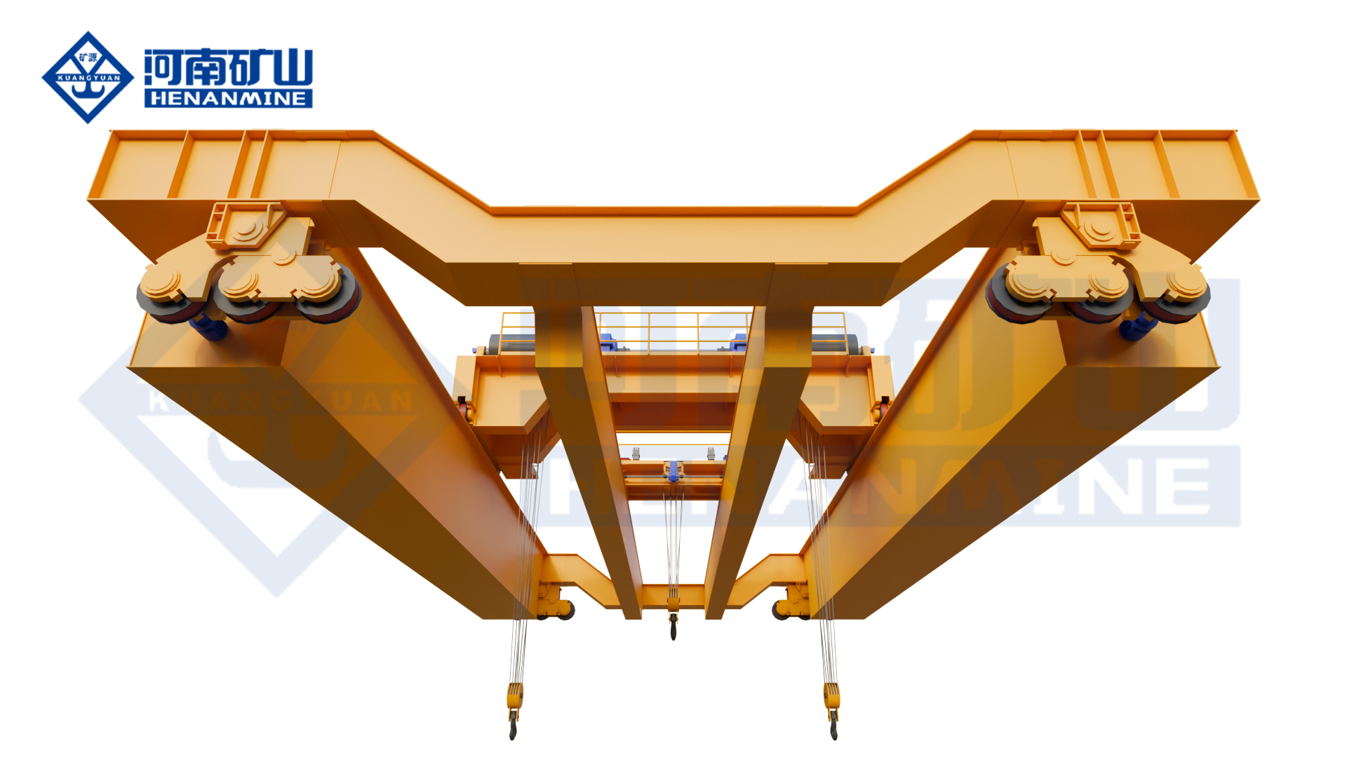 casting crane 400t four beam four rail
