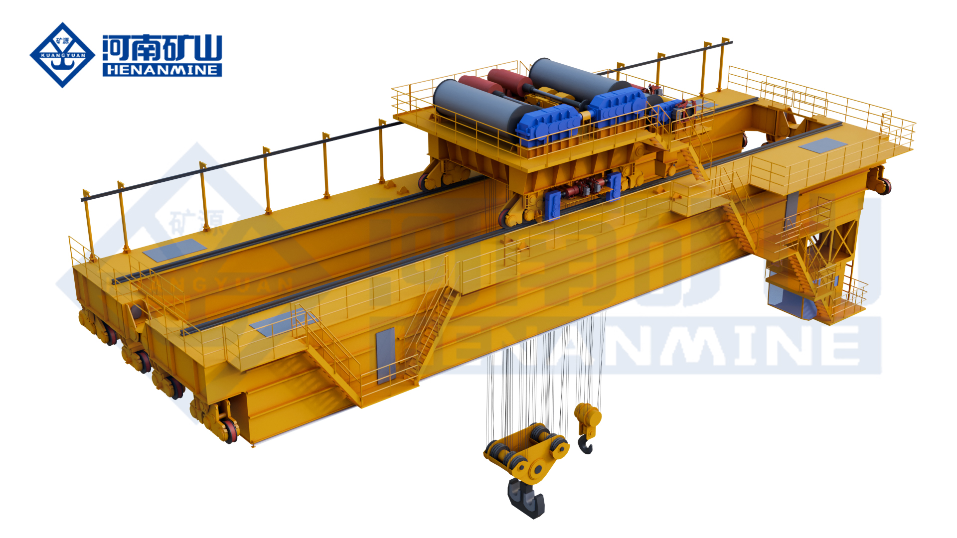 Double Girder Casting Crane Henan Mine Crane manufactured by