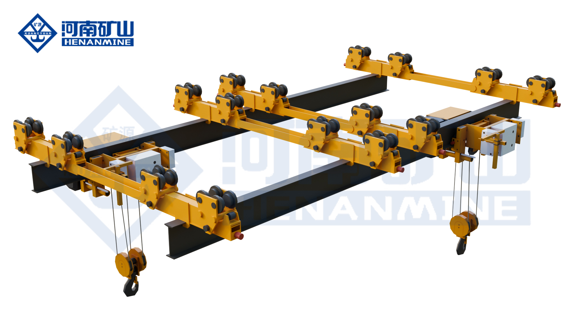 Cross Travel Overhead Crane Henan Mine Crane Factory supply