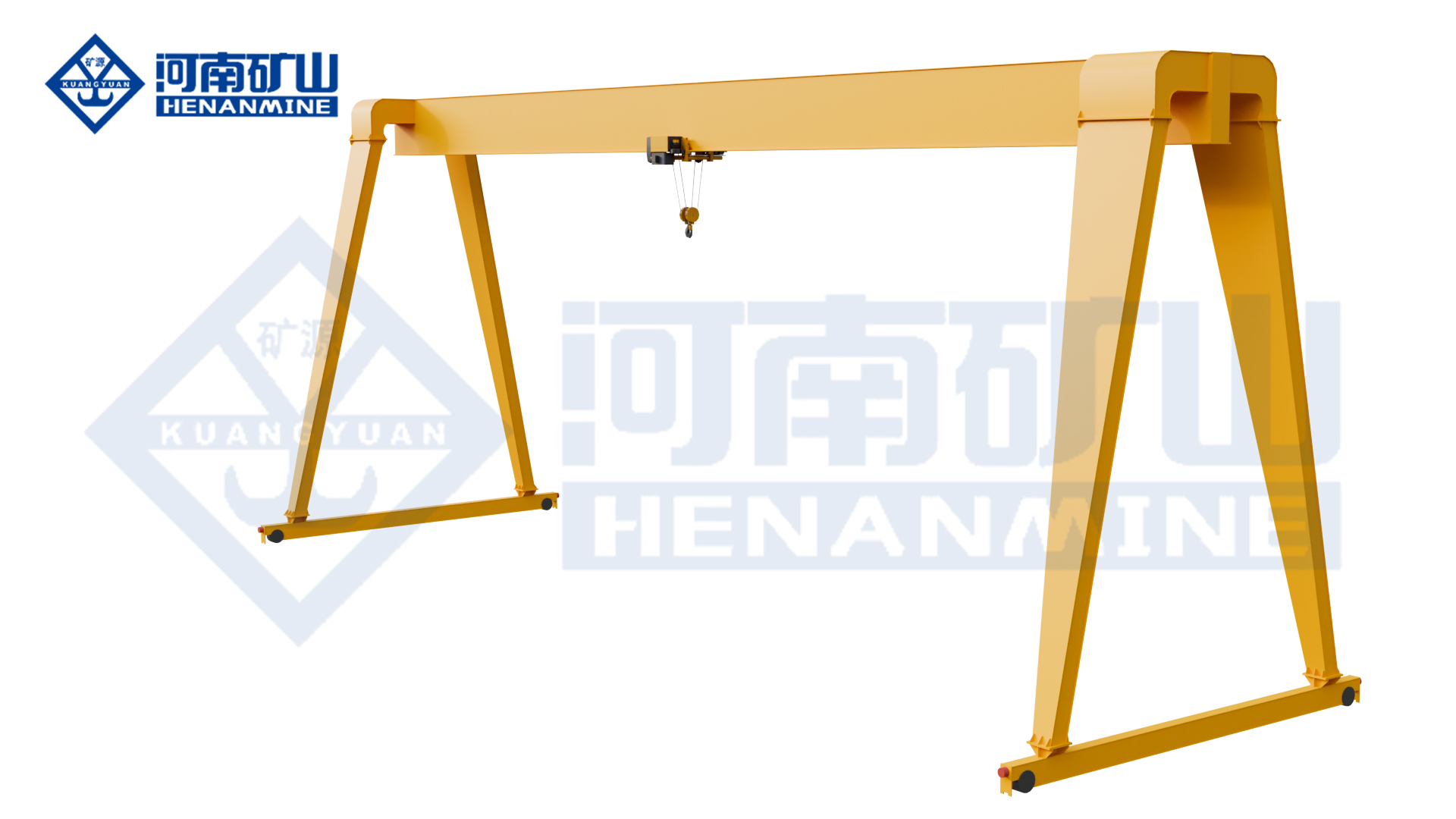 European single girder gantry crane By Henan Mine Crane Factory