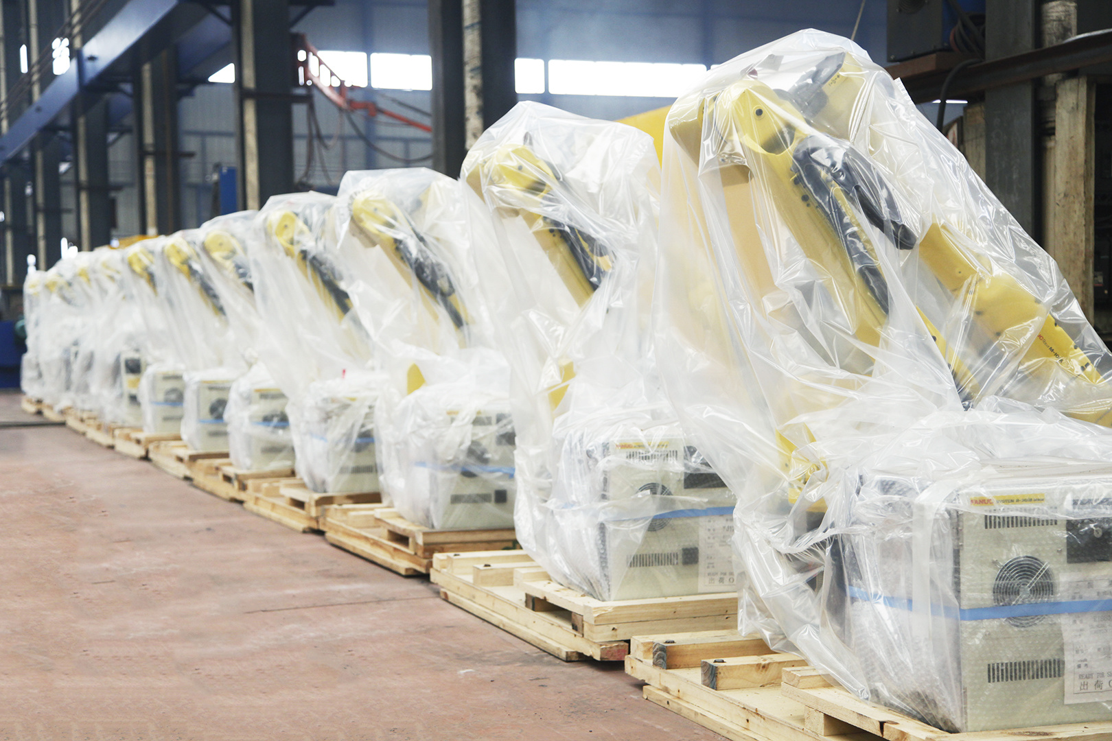 Henan Mine Crane welding robot put into operation