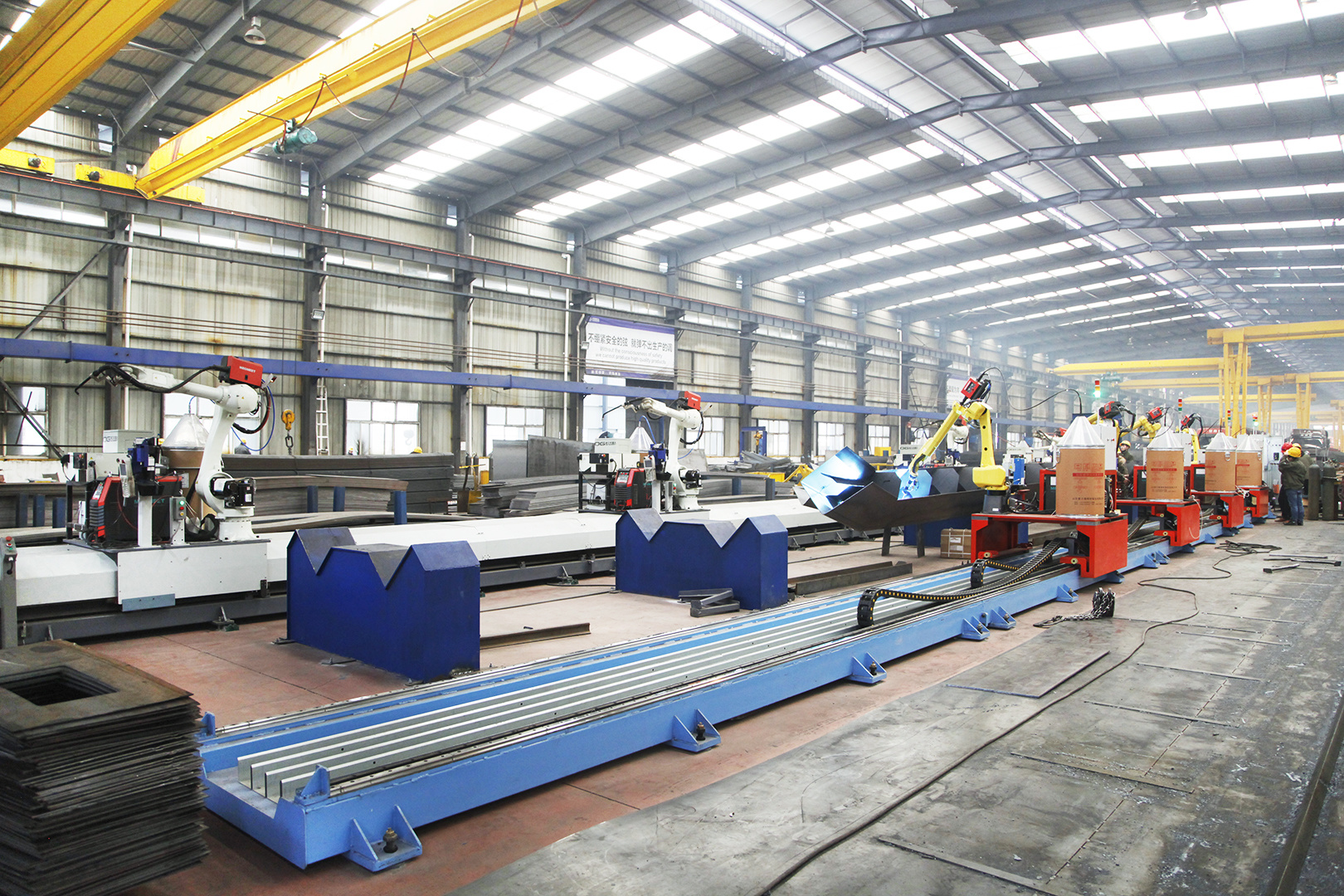 Henan Mine Crane welding robot put into operation