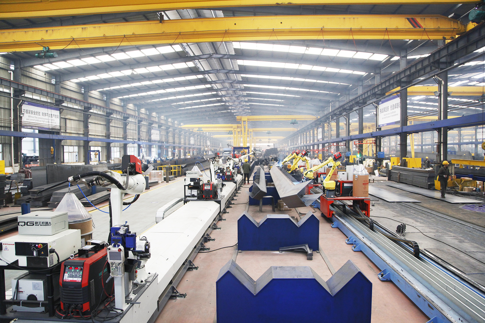 Henan Mine Crane welding robot put into operation