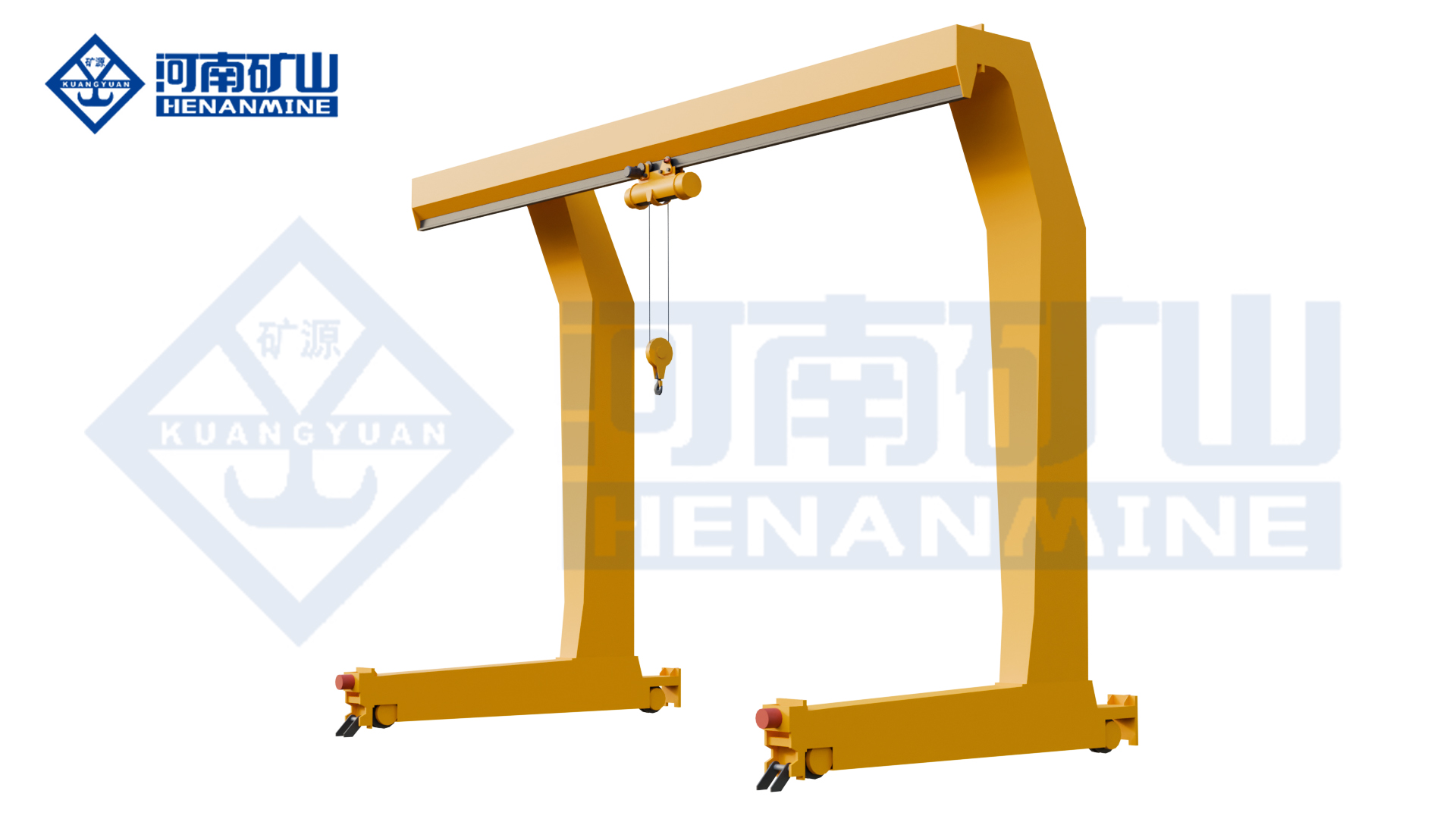 L-type Single Girder Gantry Crane By Henan Mine Crane Factory