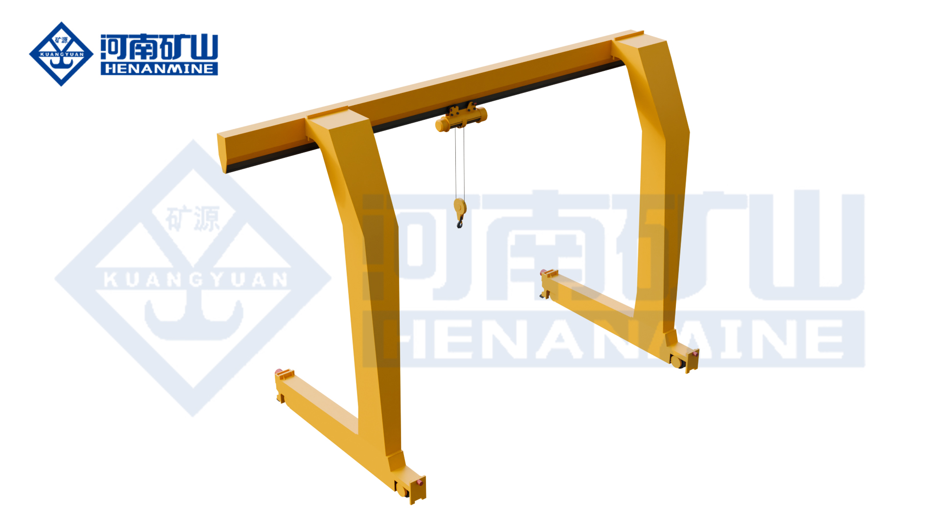 L-type Single Girder Gantry Crane By Henan Mine Crane Factory