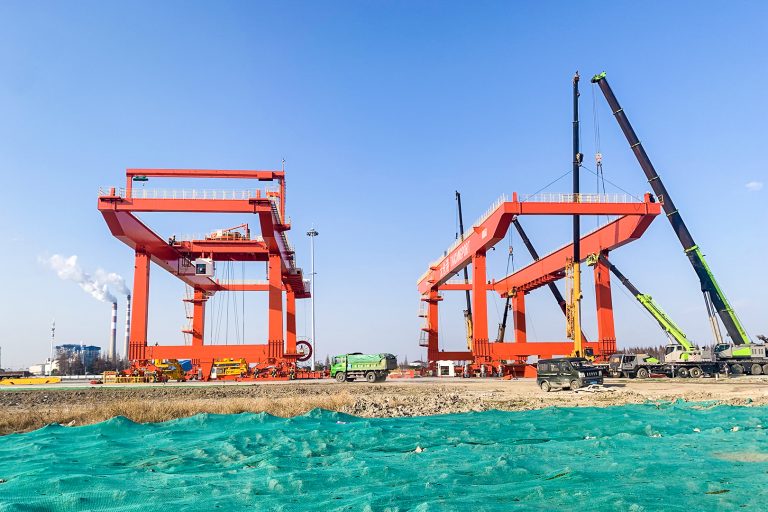 Rail Mounted Container Gantry Cranes (RMG)