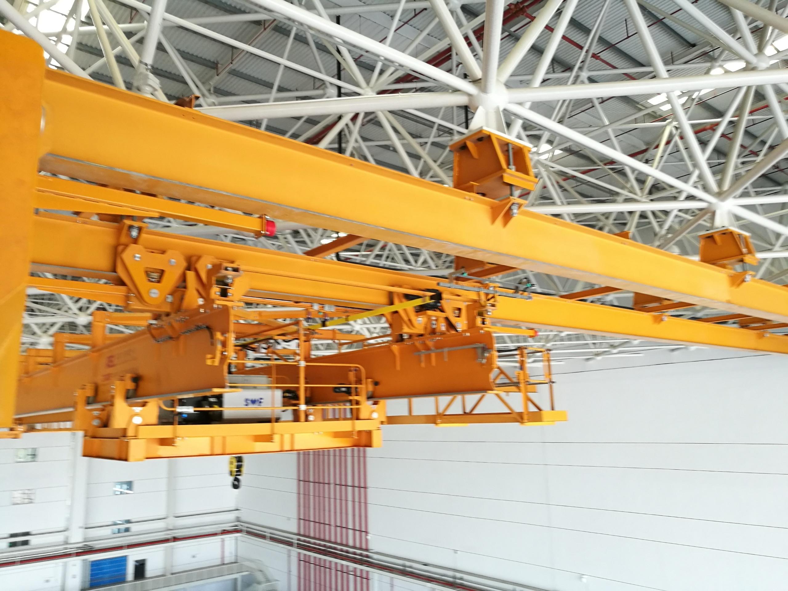 special crane for aircraft maintenance