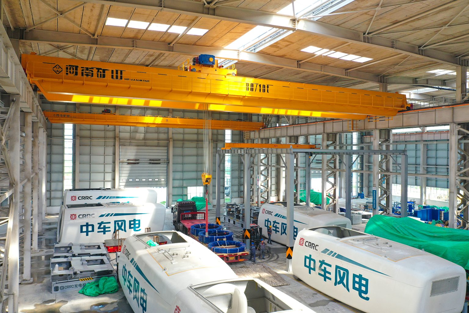 overhead crane for cleanroom applications