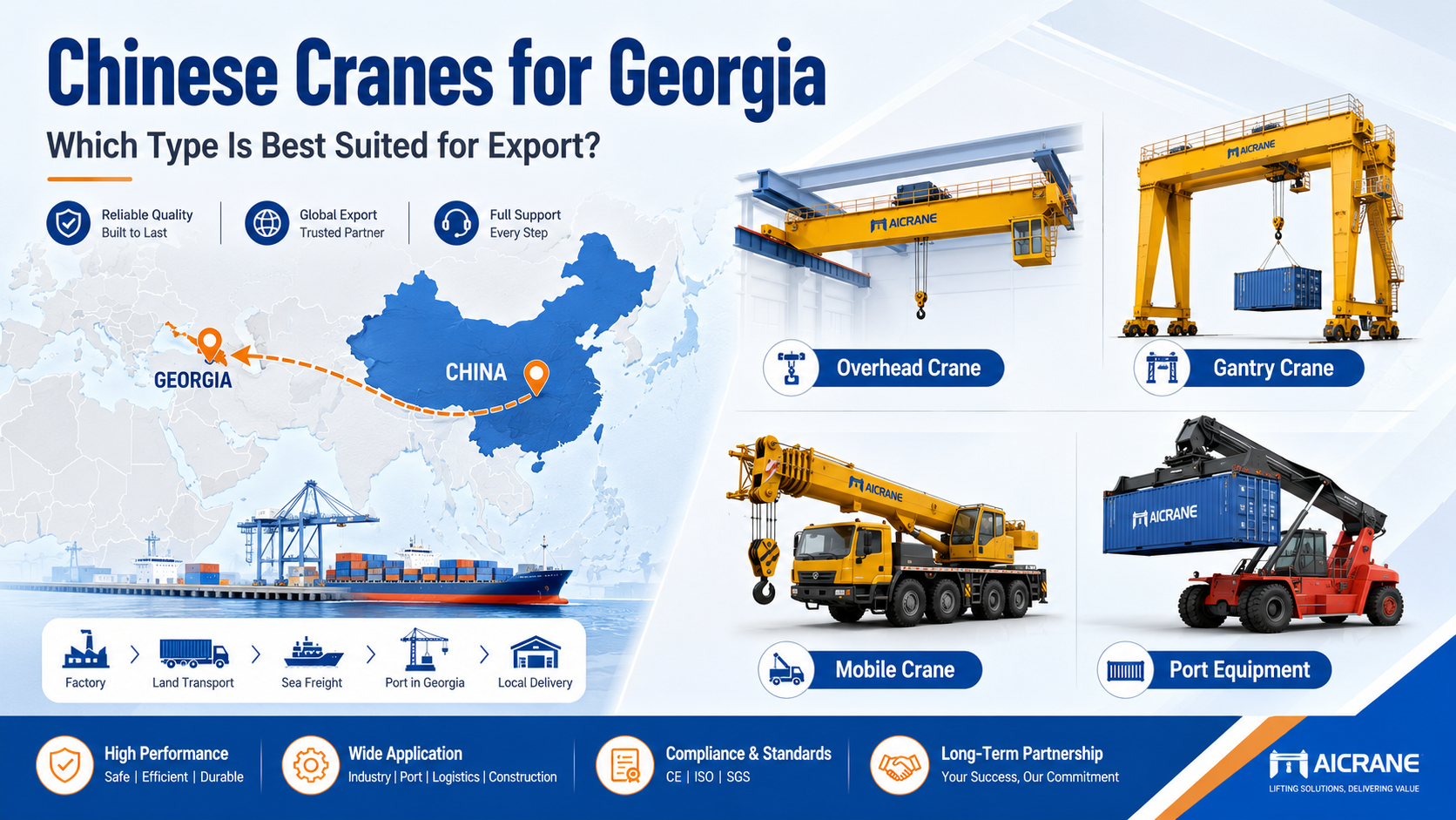 Chinese Cranes for Georgia