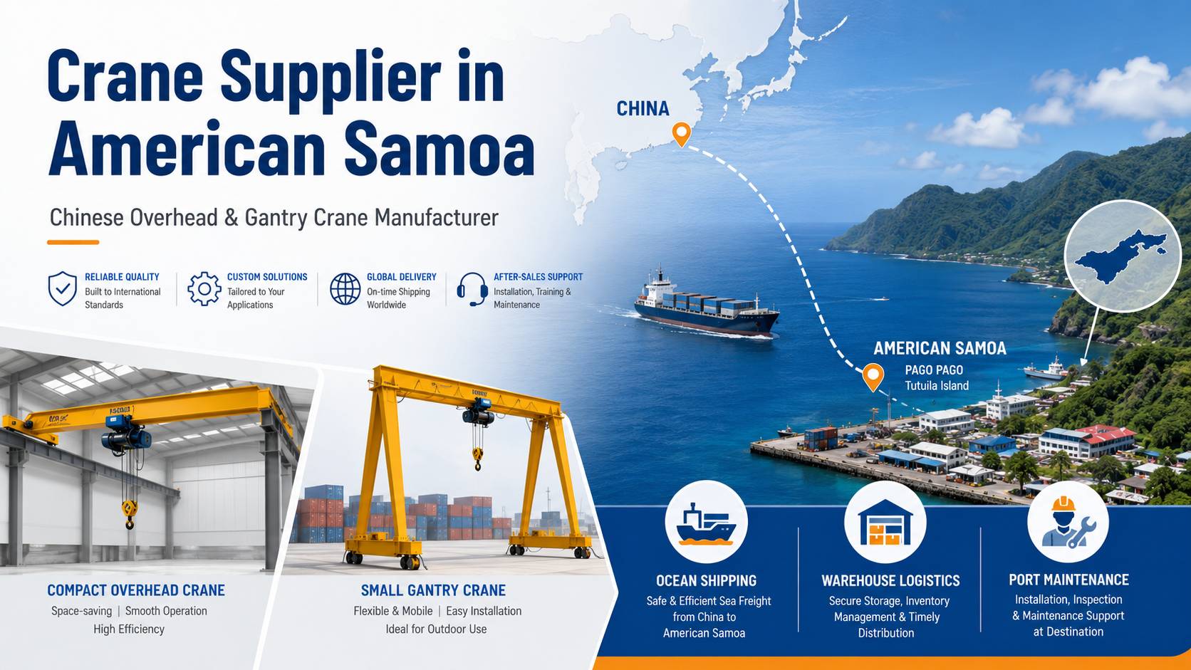 Crane Suppliers in American Samoa