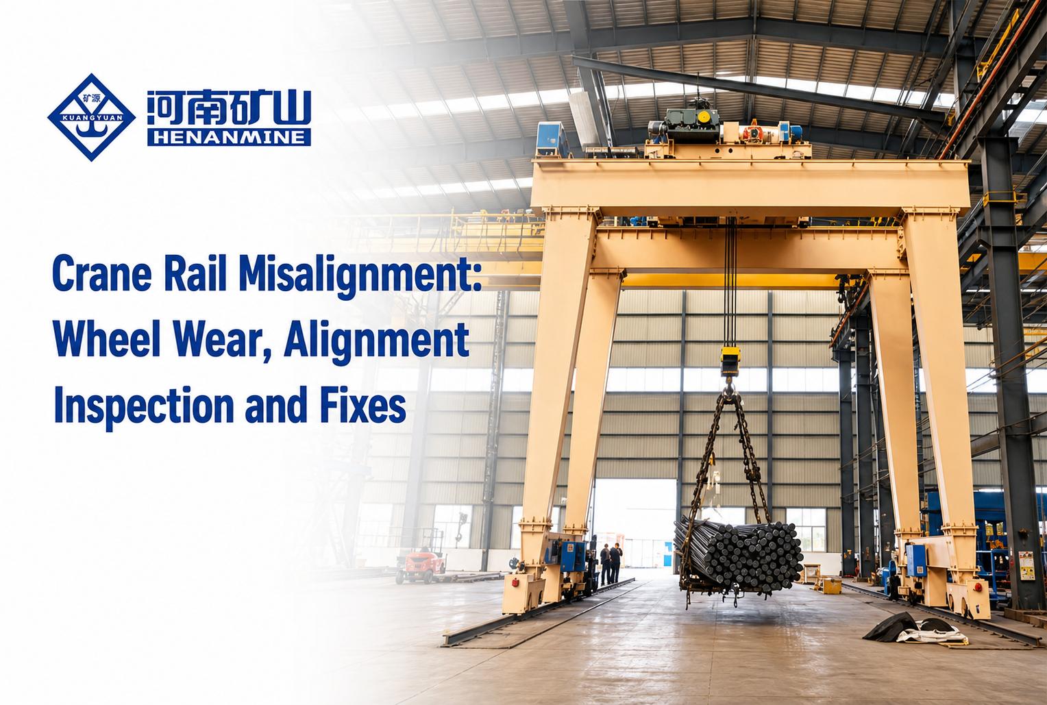 Crane Rail Misalignment Wheel Wear Alignment Inspection and Fixes