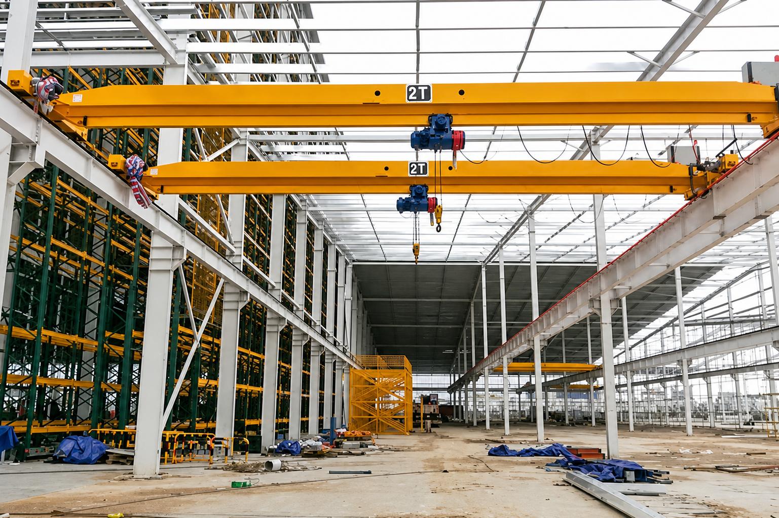 overhead crane skewing