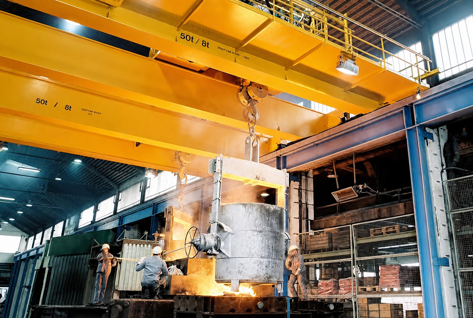 32t foundry ladle crane
