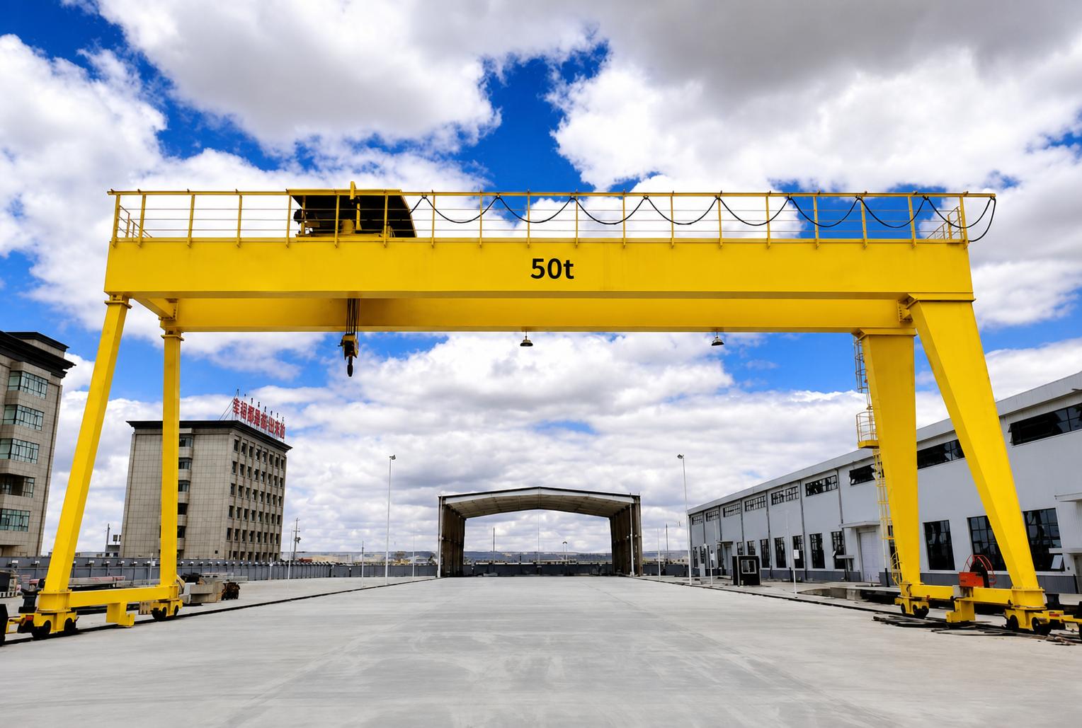 50t double girder overhead crane