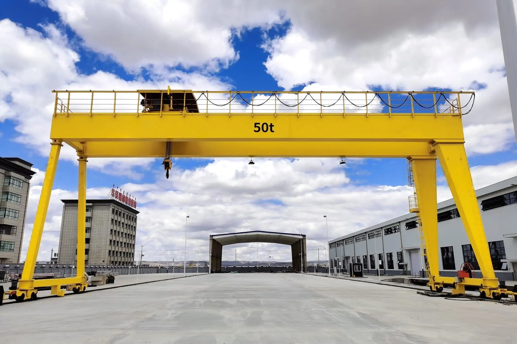 MG double girder gantry crane 50 t