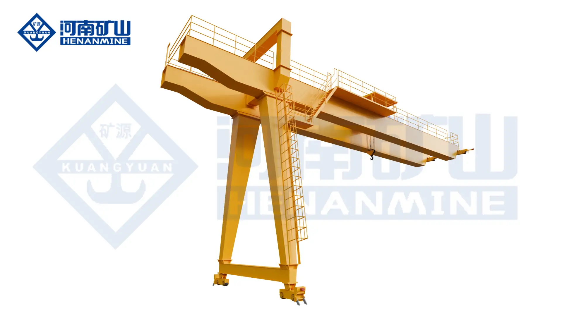 High-capacity Double-Girder Semi-Gantry Crane