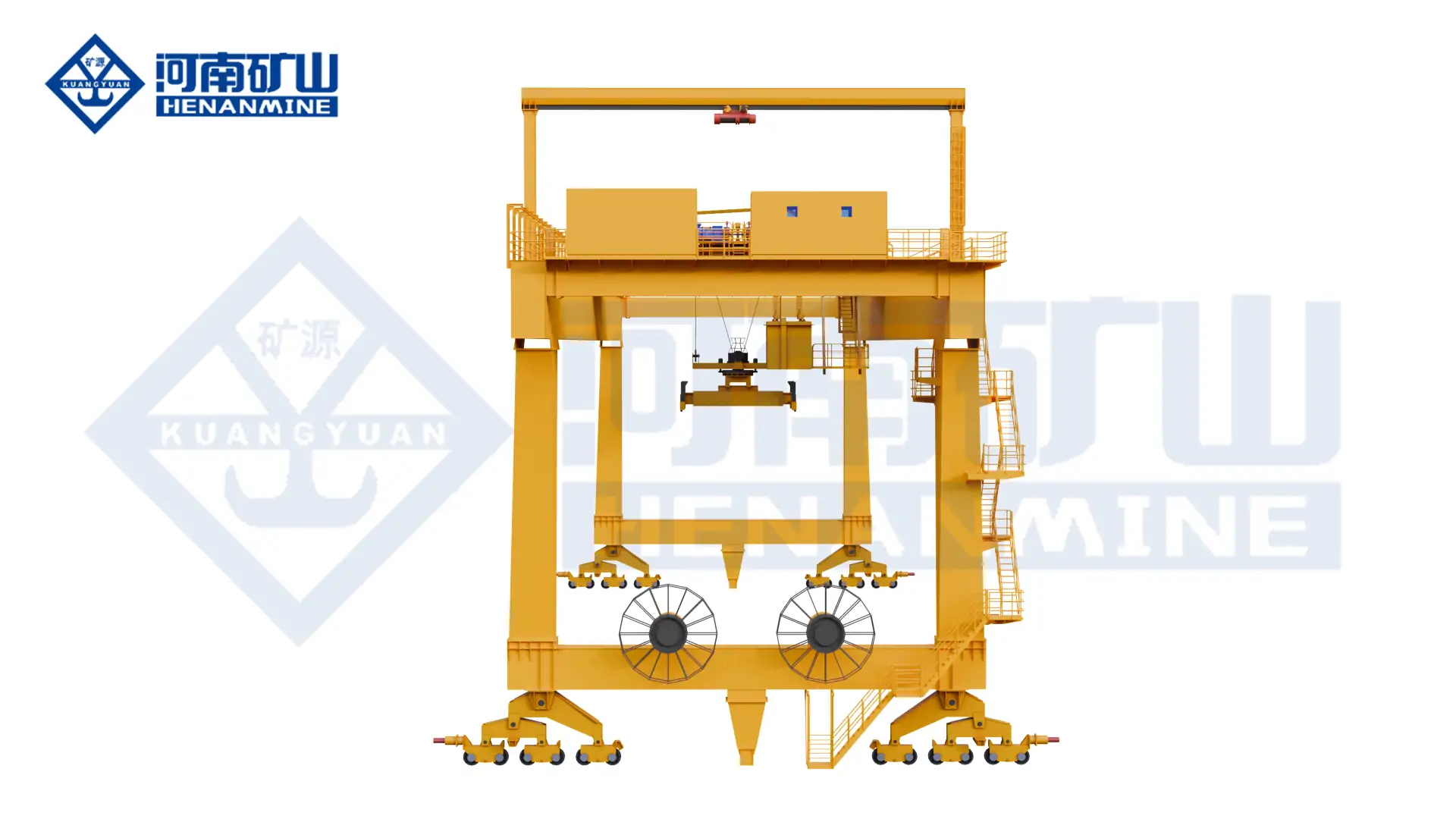 Henan Mine Crane rail-mounted container gantry crane