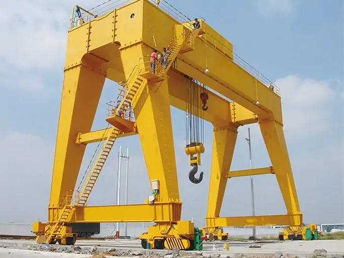 MG double girder gantry crane supply