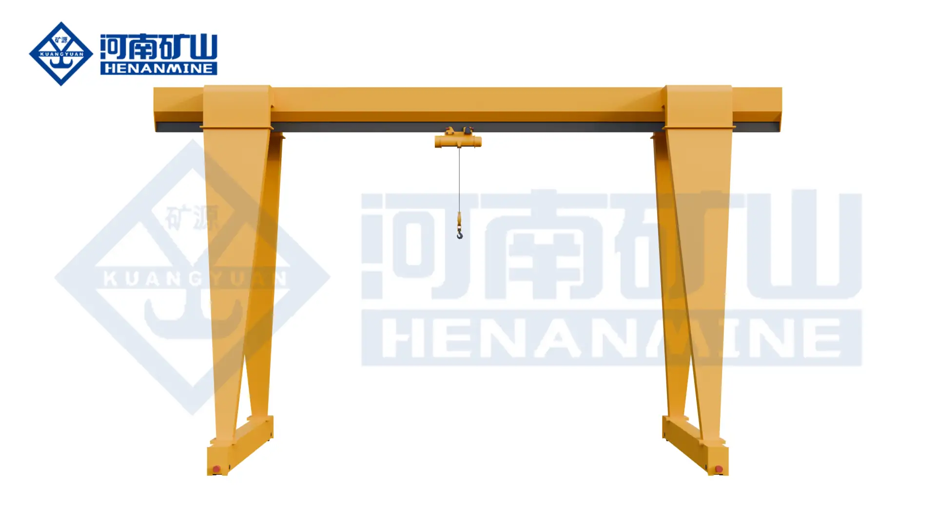 Single-girder gantry crane 10 ton