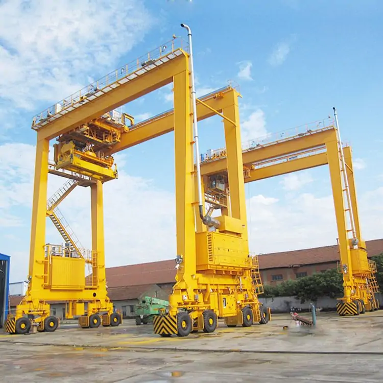 rubber tyred gantry crane maneuverability