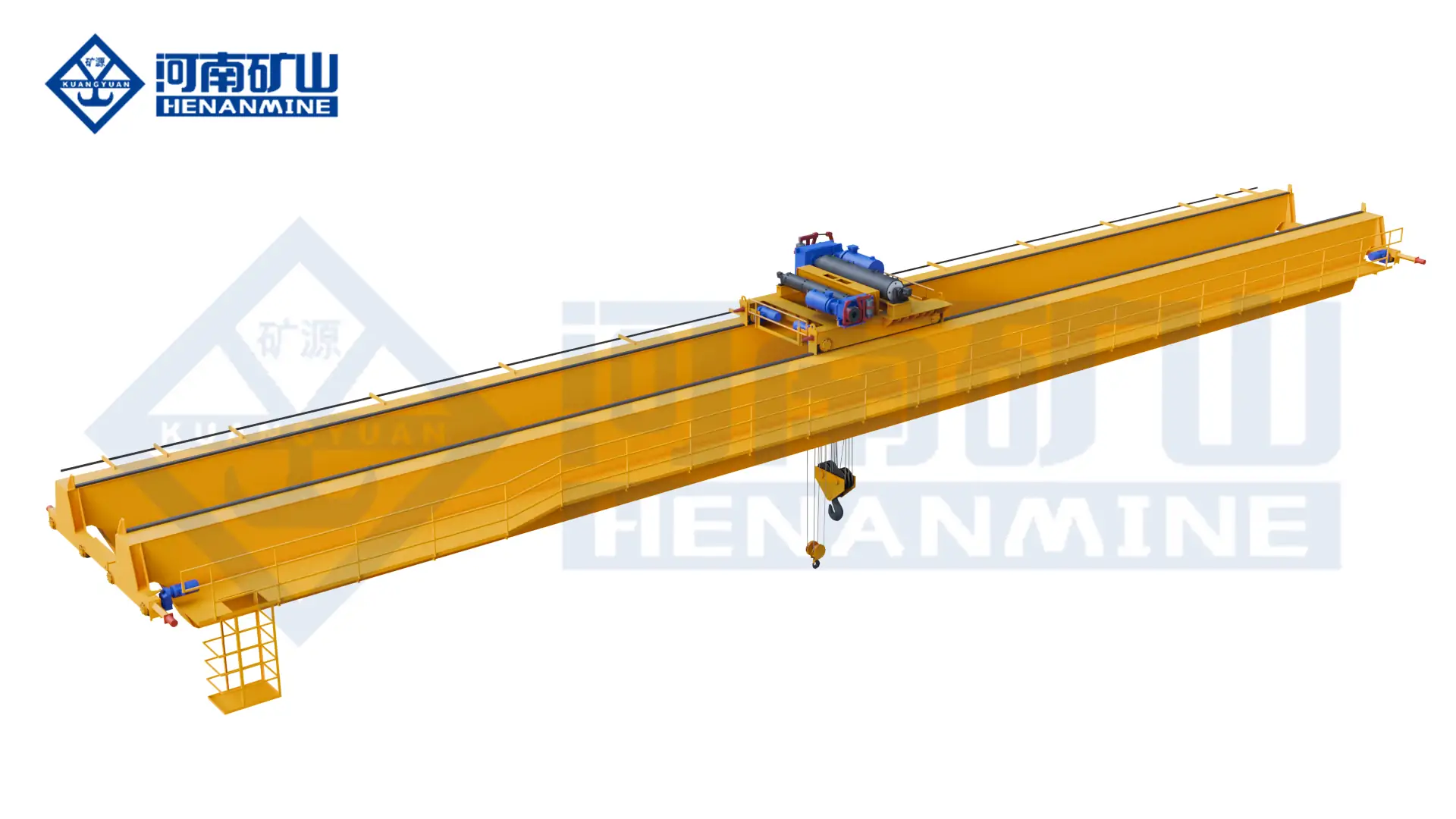 bridge double girder crane for chemical plants（