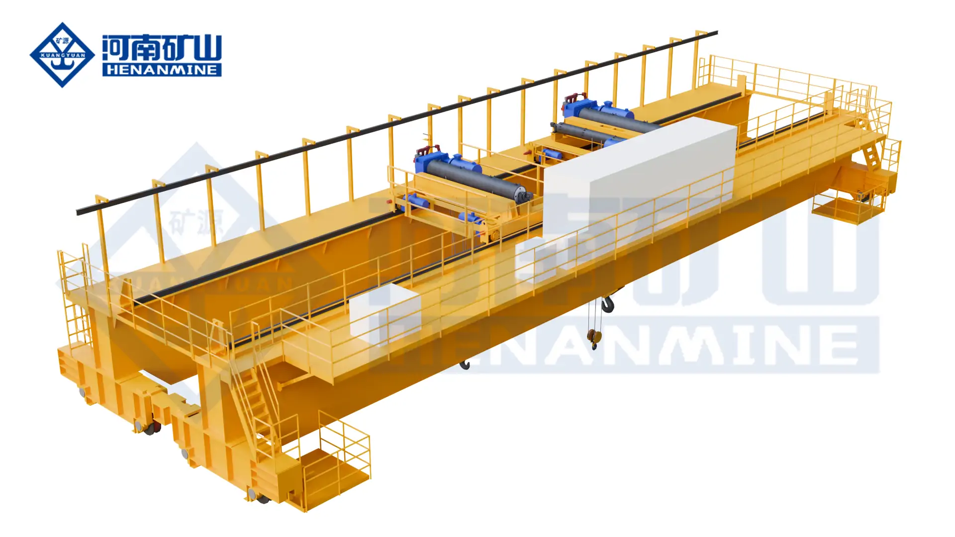 Double girder insulated overhead travelling crane Henan Mine Crane manufactured