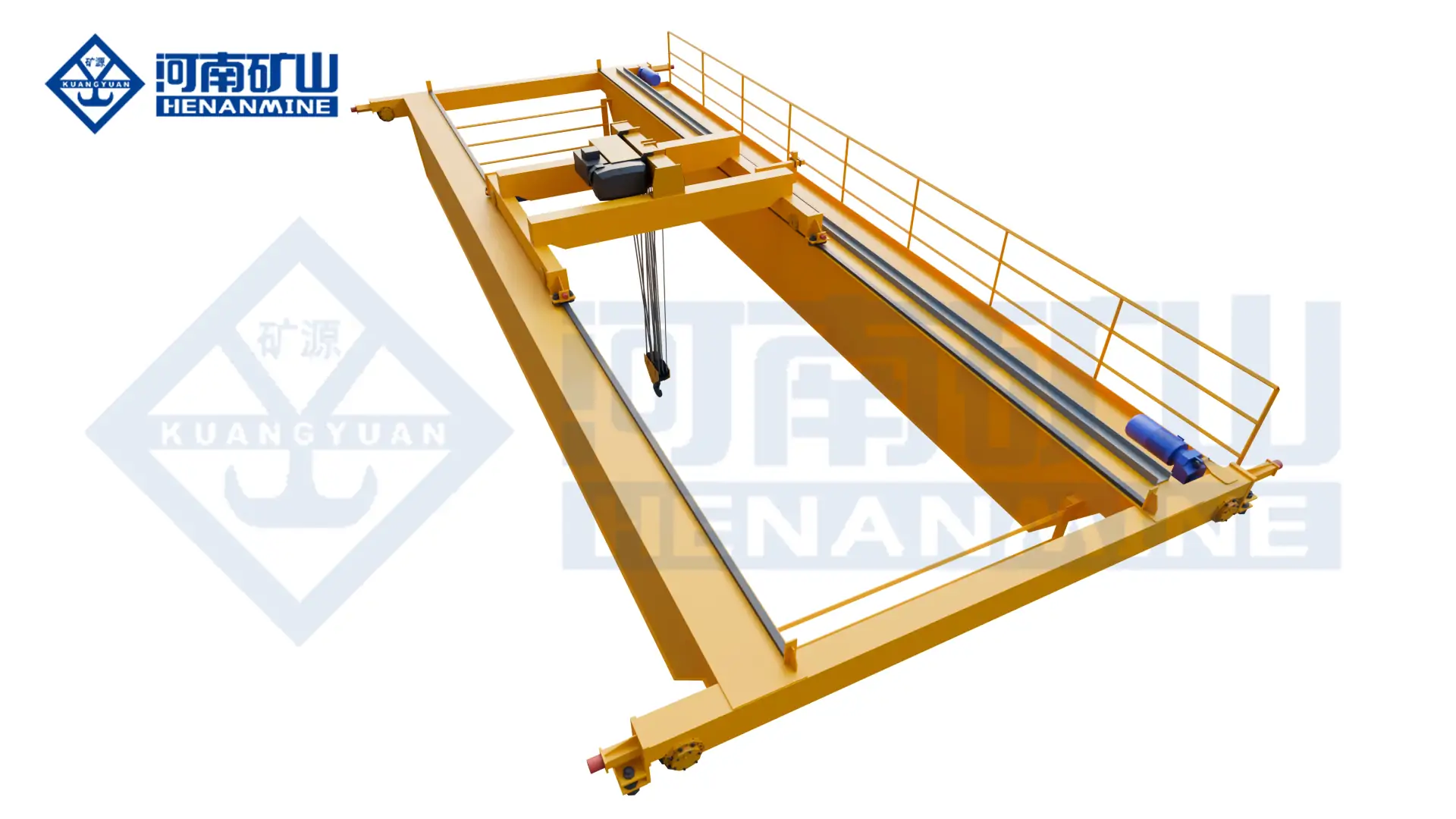 1 ton - 50 tons explosion-proof overhead double girder crane