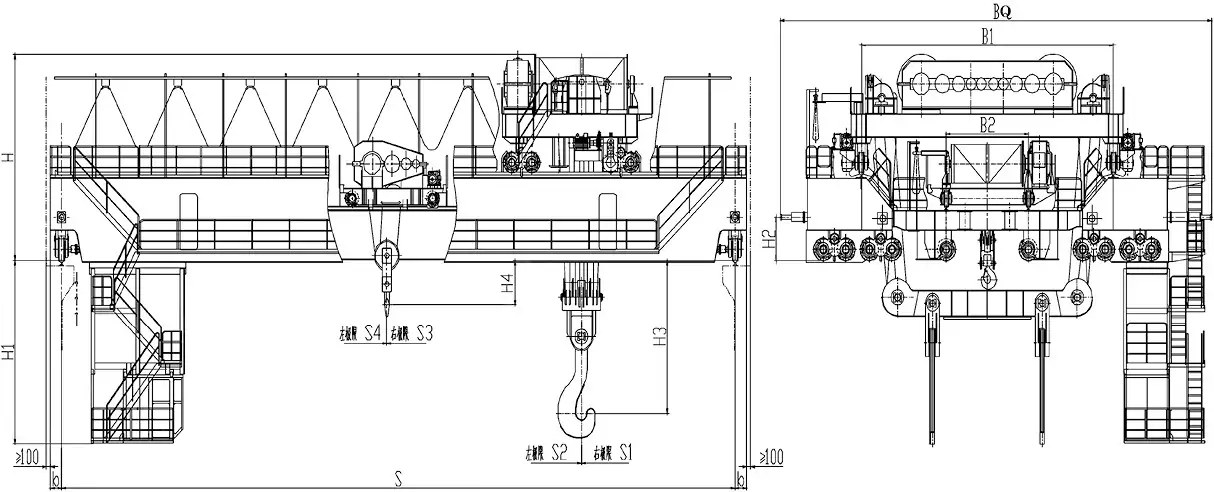 Casting-Crane-Structure