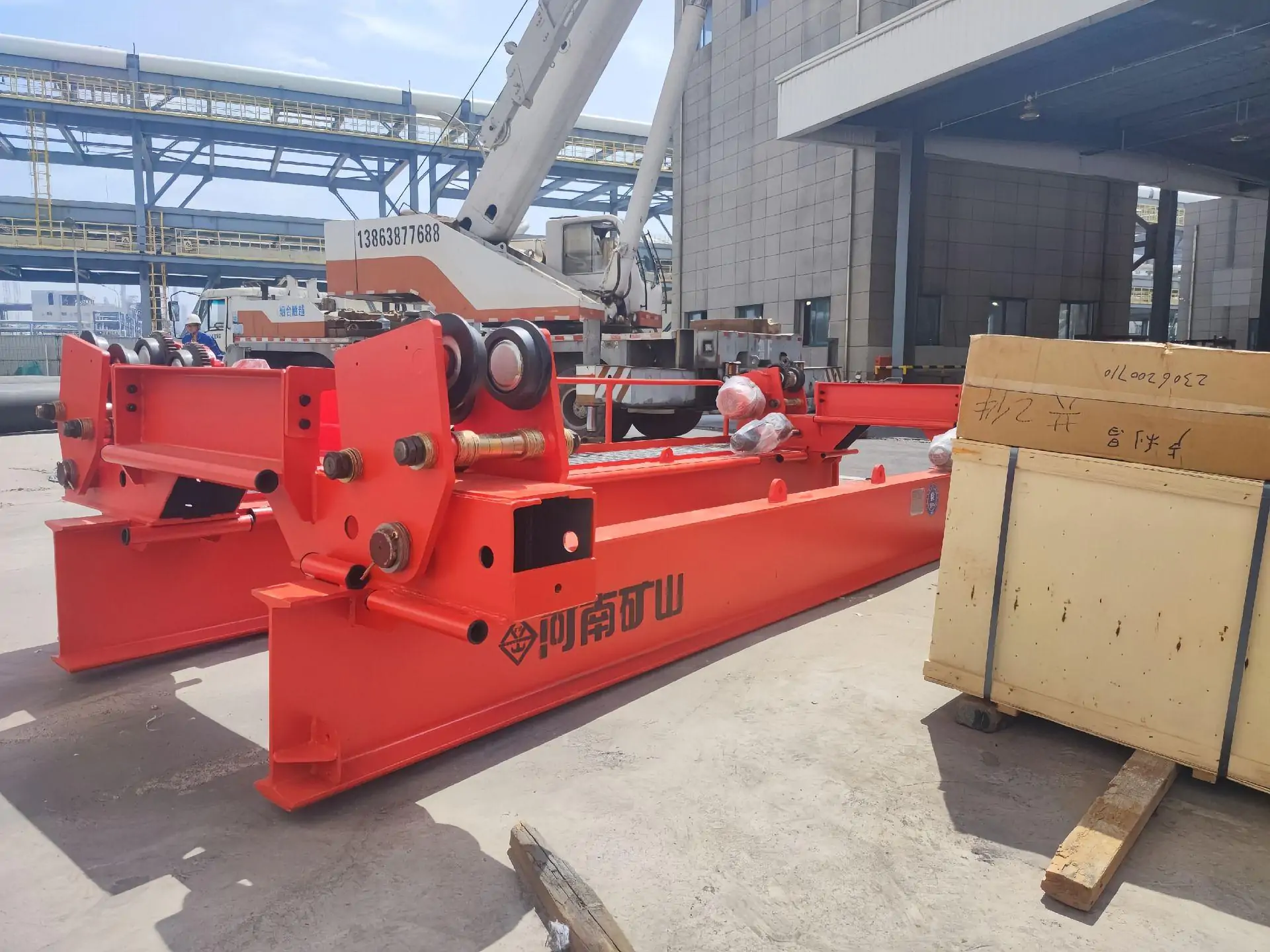 Cross Travel Overhead Crane Henan Mine Crane Factory supply