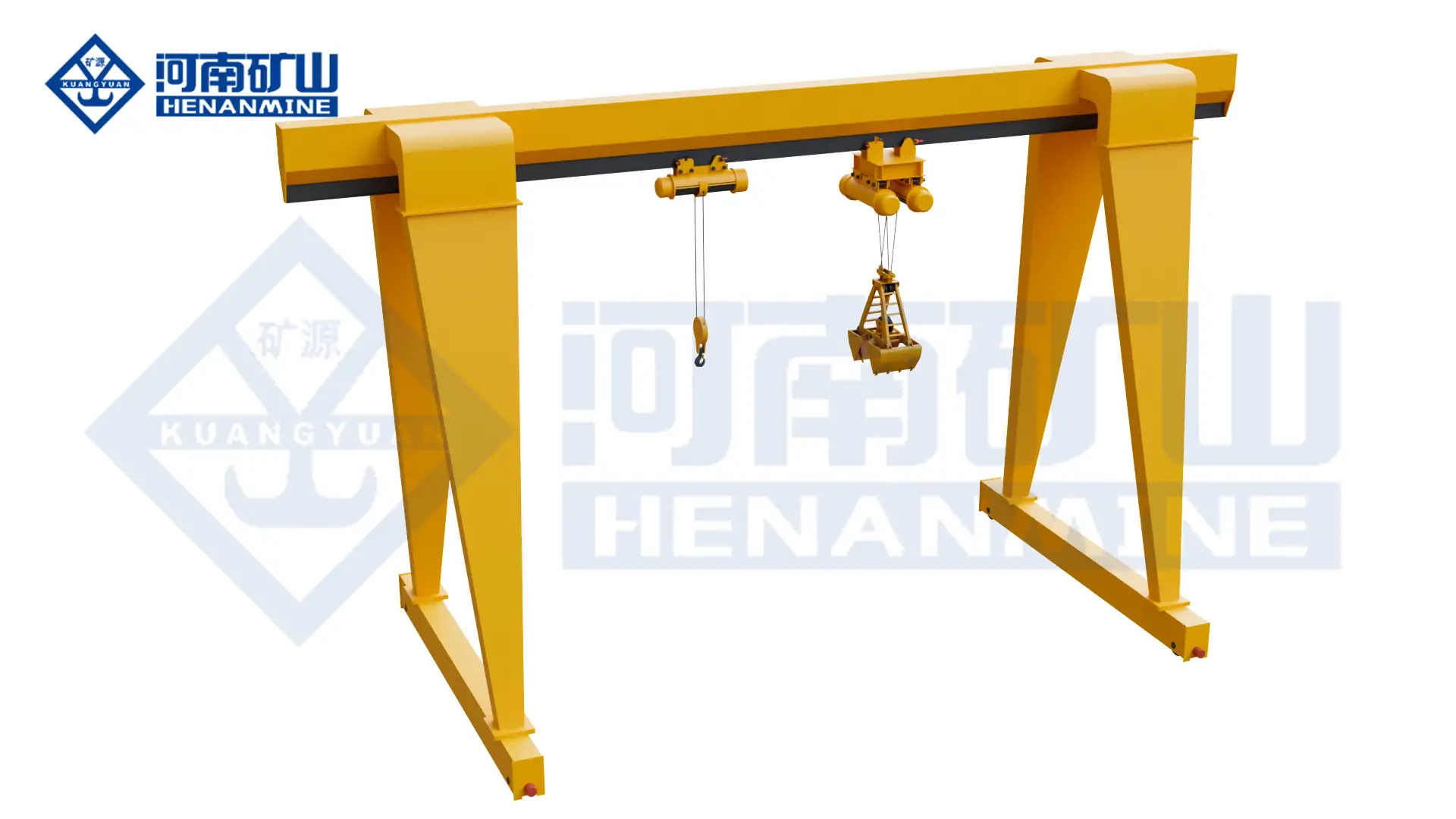 Bulk material and piece goods dual use crane Henan Mine Crane manufactured