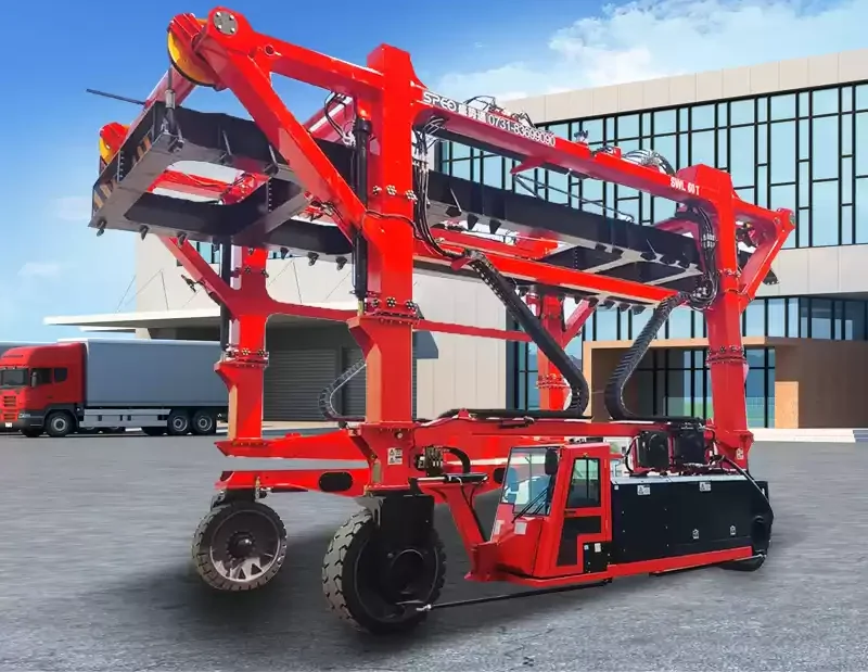 Container Straddle Carrier by Henan Mine Crane