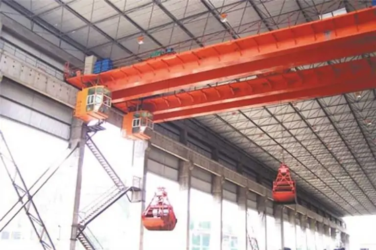 Intelligenter Greifer-Doppelträger-Brückenkran, Lieferung der Henan Mine Factory