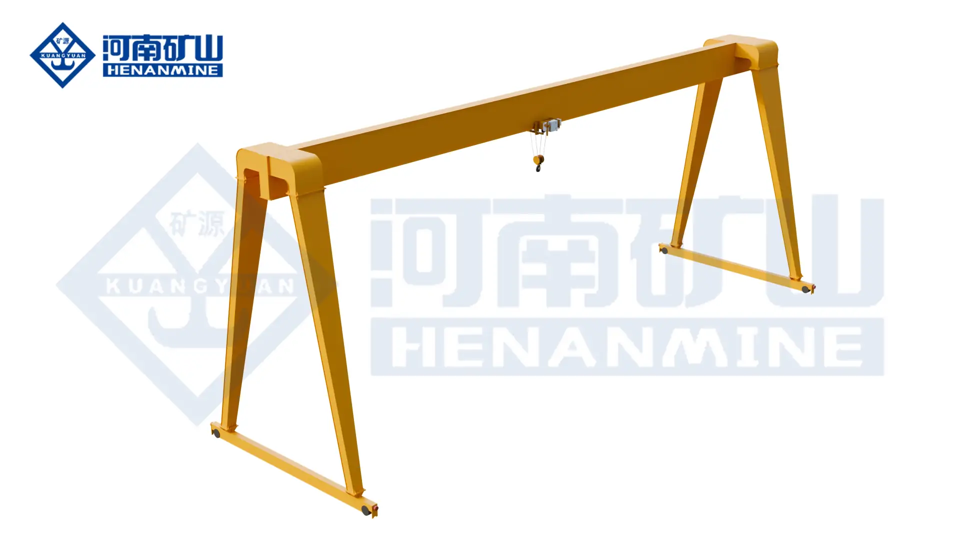 European single girder gantry crane By Henan Mine Crane Factory