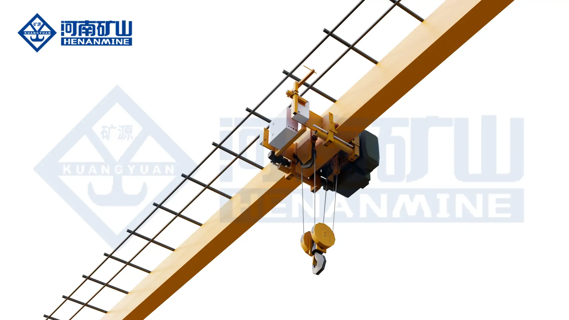 Single Girder Semi-Gantry Crane from Henan Mine Crane Factory