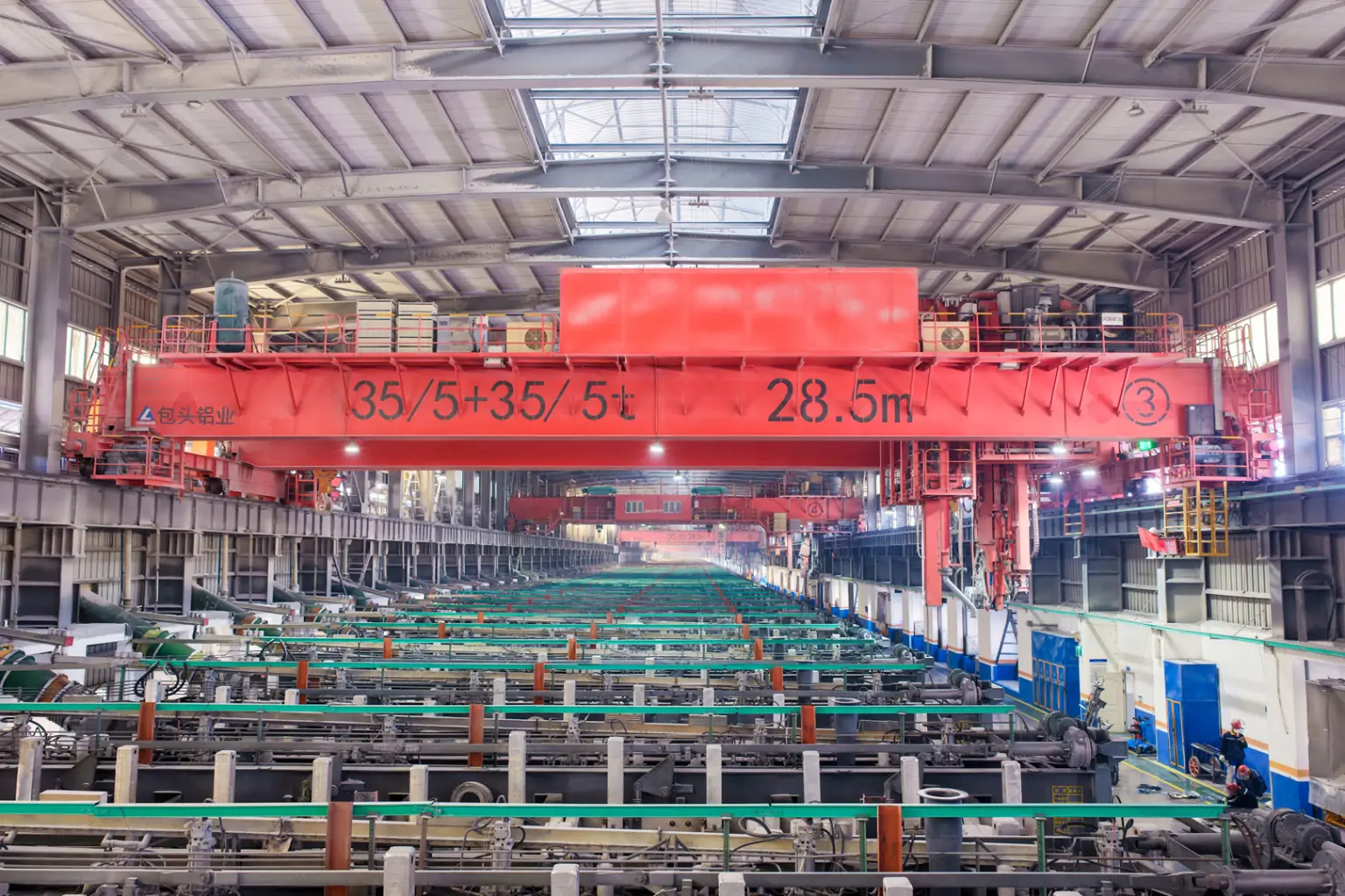 Anode Charcoal Block Stacking Crane for Aluminum Electrolysis