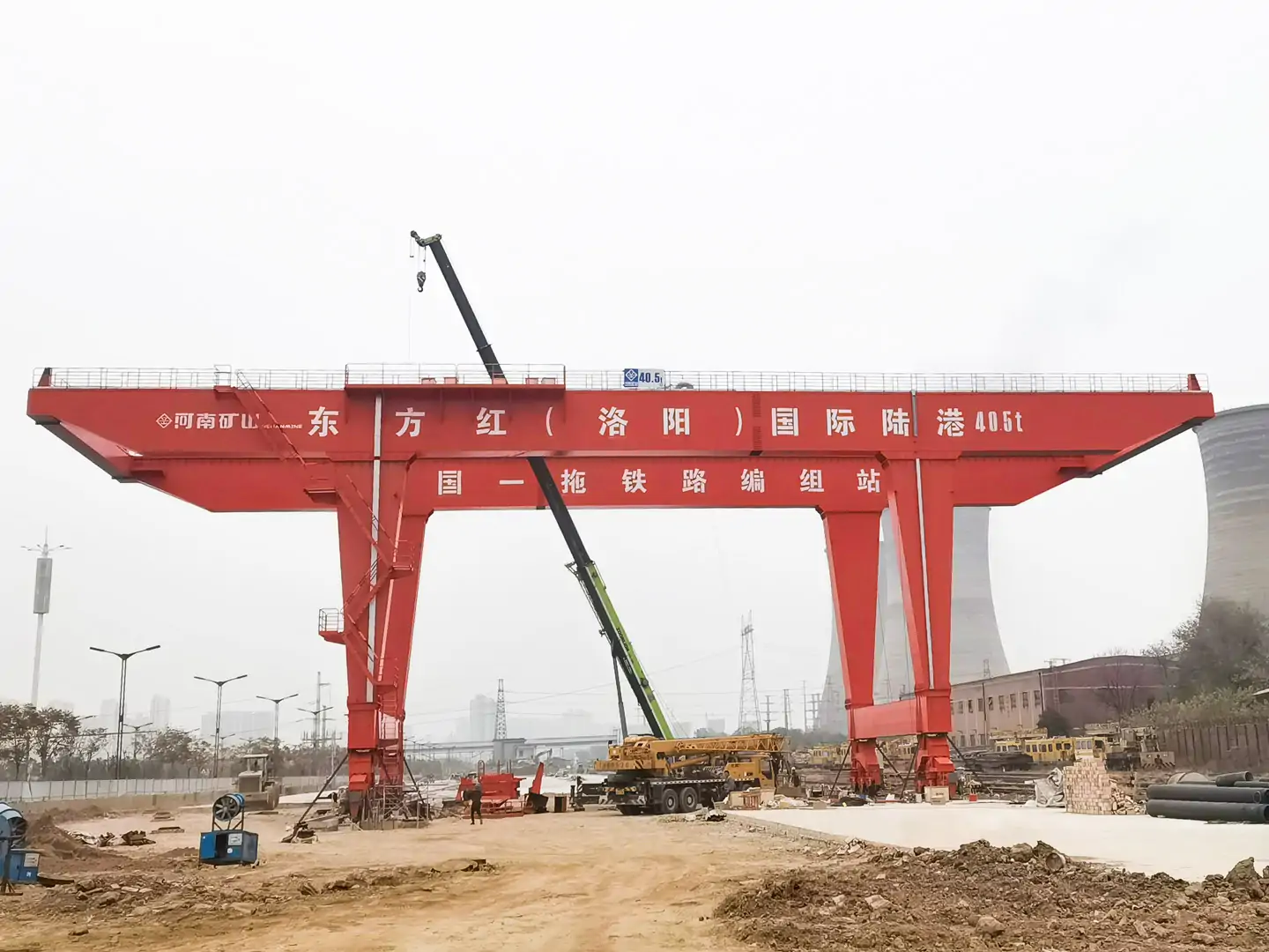 Rail Mounted Container Gantry Cranes (RMG)