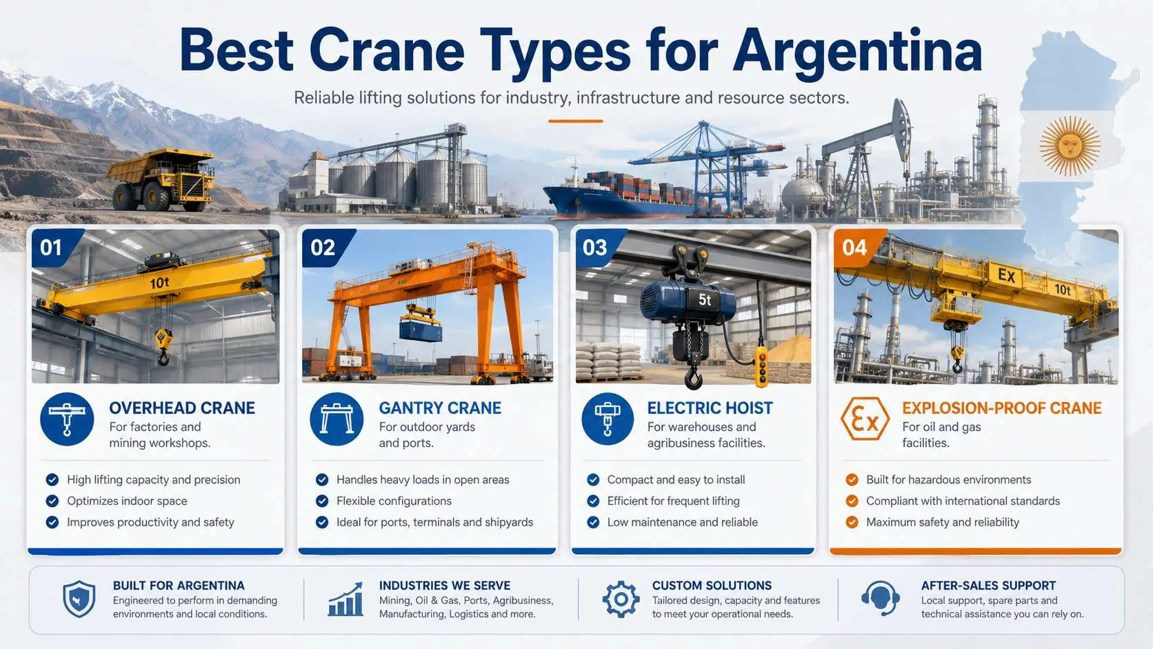Argentine Crane Suppliers