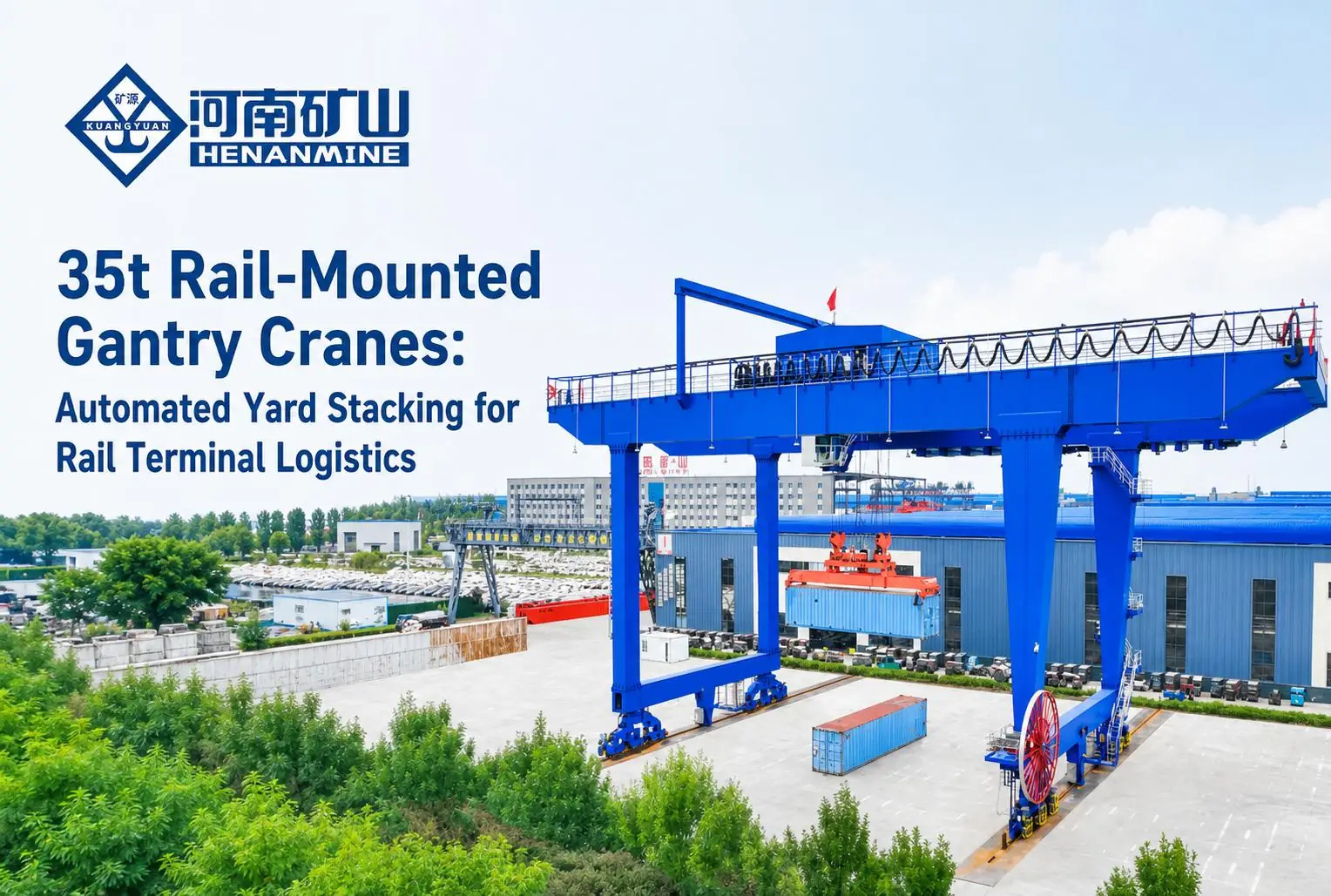 35t Rail-Mounted Gantry Cranes