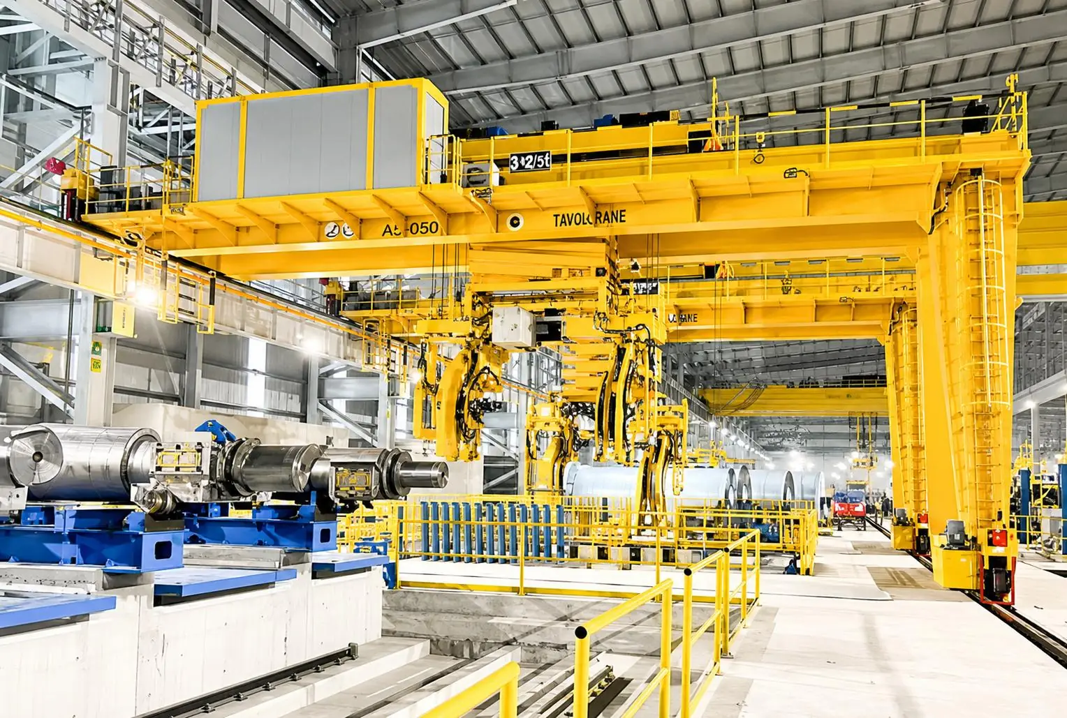 heavy-duty gantry crane installation